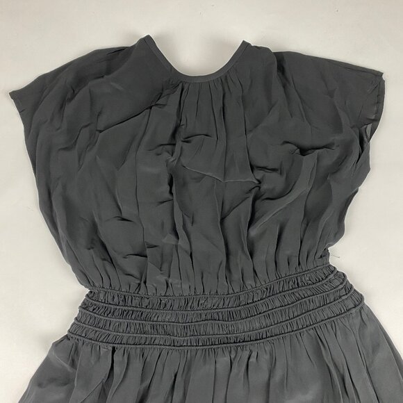NWT Everlane The Gathered Midi Black Dress Womens Size XS - Picture 6 of 14